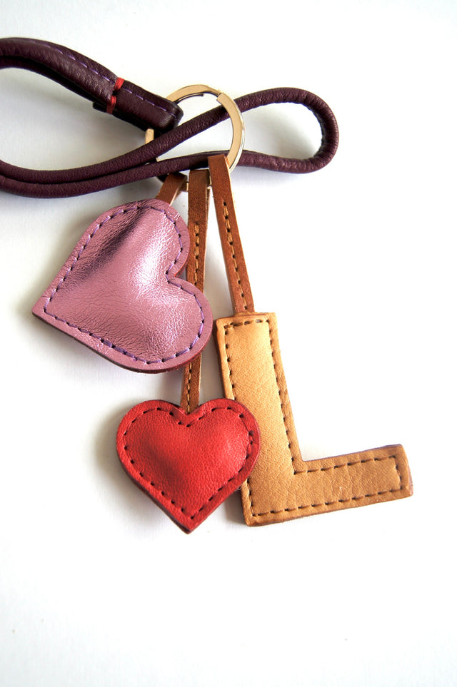 SCHLÜSSELANHÄNGER MY VALENTINE BEIGE
