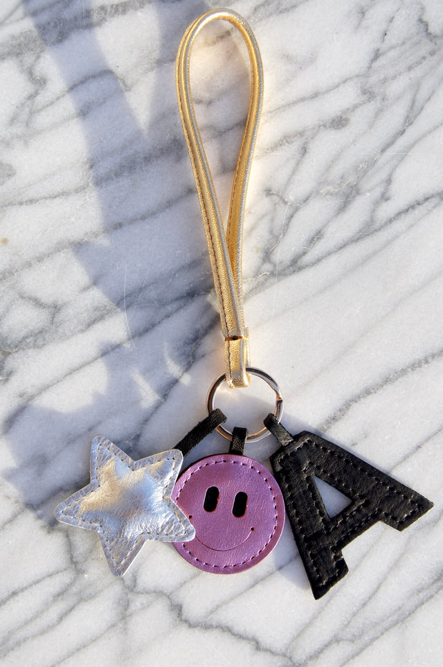 SCHLÜSSELBUND TWINKLE GOLD MIT PERSÖNLICHEM BUCHSTABEN