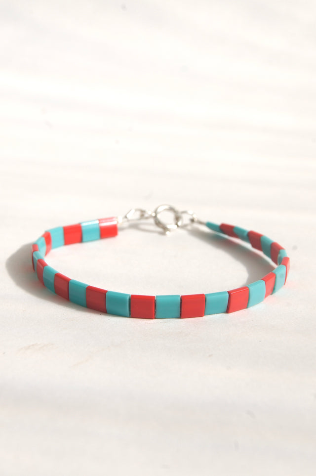 SPRINKLE RED TURQUOISE
