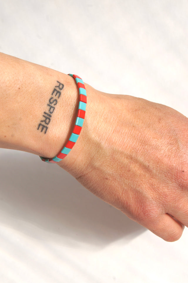 SPRINKLE RED TURQUOISE