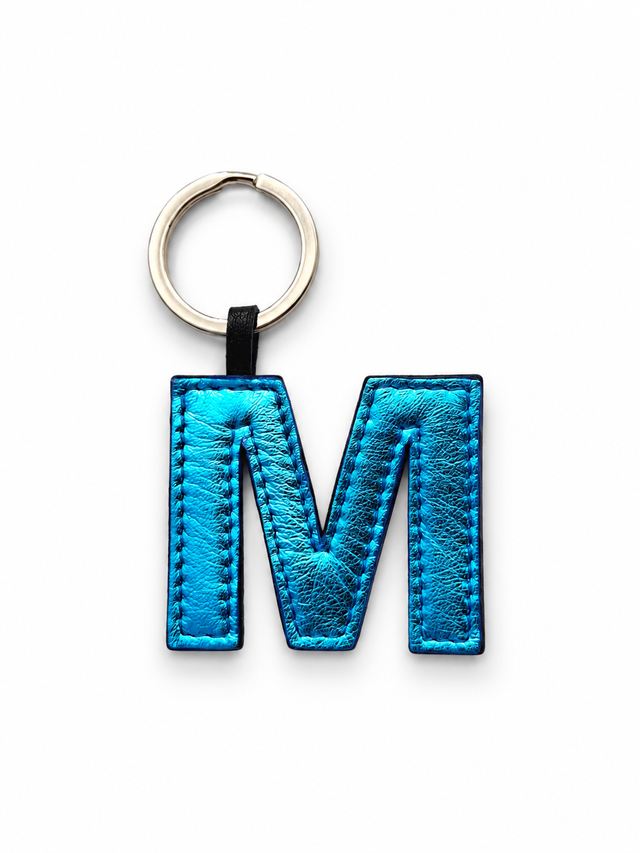 SINGLE LETTER KEYCHAIN GLITTER