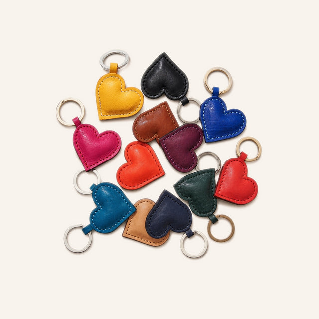 SINGLE HEART KEYCHAIN