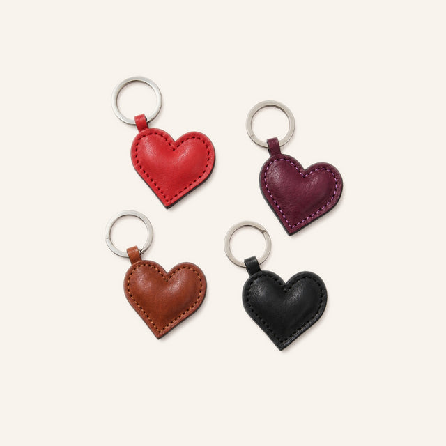 SINGLE HEART KEYCHAIN